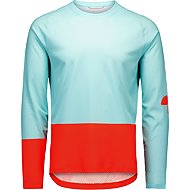 POC M' s Motion Air L/S Jersey Lazurite Blue/Carnelian Orange XLG - Cycling Jersey