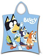 Jerry Fabrics Beach towel poncho 50 × 115 cm, Bluey Skate - Towel Poncho