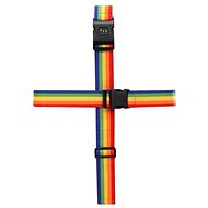 Kufryplus Luggage strap CLL11, cross, multicoloured - Strap on trunk