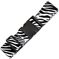 Kufryplus Luggage strap LSP02 black and white - Strap on trunk