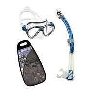 Cressi Big Eyes Evolution and Alpha Ultra Dry transp. /blue - Diving Set