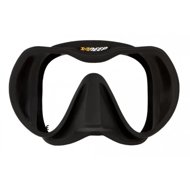 X-DEEP Mask Frameless black - Diving Mask