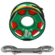 Apeks spool 30 m, green - Spool