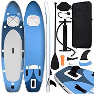 SHUMEE Nafukovací SUP paddleboard s příslušenstvím modrý 300 × 76 × 10 cm - Paddleboard