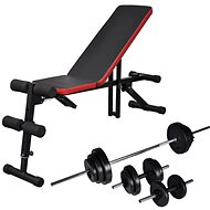 SHUMEE Adjustable abdominal bench with dumbbell set 30,5 kg - Fitness Bench