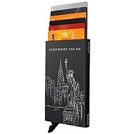 Pularys Big Apple document case black, aluminium - Document Holder