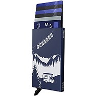 Pularys ‘I’d Rather Be Camping’ Document Holder, blue, aluminium - Document Holder