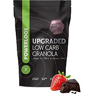 Powerlogy Upgraded Low Carb Granola Chocolate Strawberry 350 g - Granola