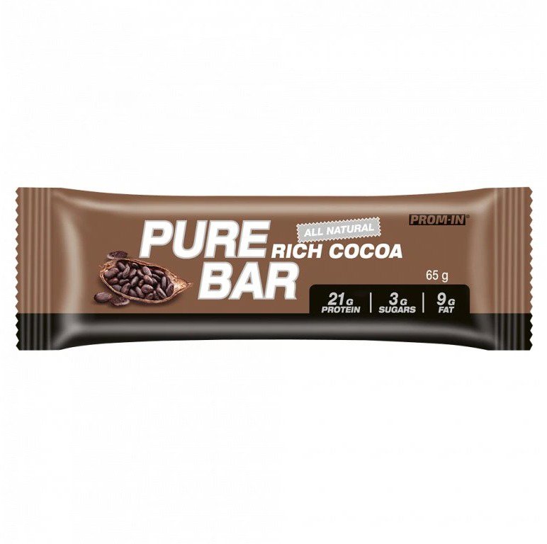 PROM-IN Essential Pure Bar, 65g, cocoa - Protein Bar