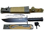 Pronett Vojenský taktický nůž na přežití 35,5 cm s pouzdrem - Nôž