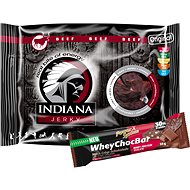 Indiana Jerky Beef Original, 100g + FREE Power System Whey Choc Bar - Dried Meat