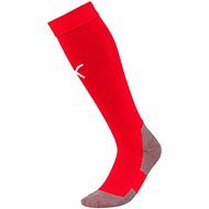 PUMA Team LIGA Socks CORE červené/biele veľ. 47 – 49 (1 pár) - Ponožky