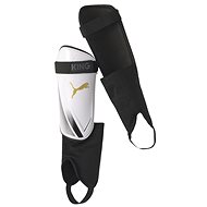 PUMA King ES, White, size L - Football Shin Guards