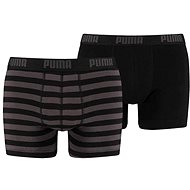 Puma STRIPE 1515 BOXER, Black/Grey, S - Boxer Briefs
