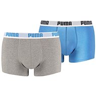 Puma Basic Trunk, Grey/Blue, size L - Boxer Briefs