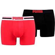 Puma Placed Logo Boxer 2 pack, Red/Black, size L - Boxer Briefs
