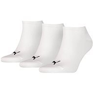 Puma Sneaker Plain 3P biele, veľ. 35 – 38 - Ponožky