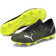 Puma Ultra 3.2 FG AG, Black/Yellow, size EU 42/270mm - Football Boots