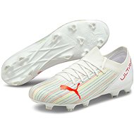 Puma Ultra 3.2 FG AG, White/Red, size EU 42/270mm - Football Boots