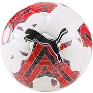 PUMA Orbita 5 HYB White-Puma Red, size 5 - Football 