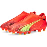 PUMA ULTRA MATCH LL FG/AG Jr Fiery Coral-Fizz - Football Boots