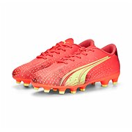 PUMA ULTRA PLAY FG/AG Jr Fiery Coral-Fizzy Li - Football Boots