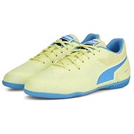 PUMA TRUCO III Jr Fresh Yellow-Bleu Azur-Puma - Football Boots
