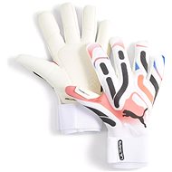 Puma Unisex Ultra Ultimate Hybrid White/Blue/Fire Orchid size 9 - Goalkeeper Gloves