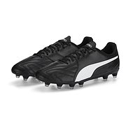 PUMA KING Hero 21 FG, Black/White, size EU 42/270mm - Football Boots
