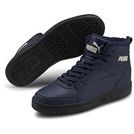 PUMA Puma Rebound JOY Fur, Blue/Black, size EU 42.5/275mm - Casual Shoes