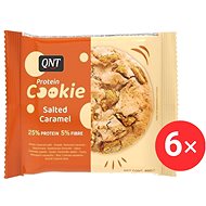 QNT Protein Cookie 6 x 60g, Salted Caramel - Protein Bar