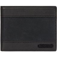 Quiksilver Sypply Slim Trifold Wallet, Black - Wallet