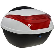 Rear case for electric motorcycle RACCEWAY E-BABETA, white - Motorcycle Case