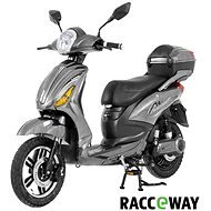 Racceray E-Moped, 12Ah, Grey-Glossy - Electric Scooter