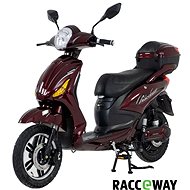 Racceray E-Moped, Burgundy-Glossy - Electric Moped