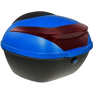 Rear case for electric scooter RACCEWAY E-BABETA, blue gloss - Motorcycle Case