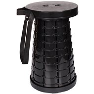 MERCO Telescopic folding chair SMART, black - Folding Stool