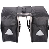 Double double carrier bag black - Bike Bag