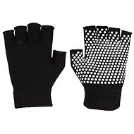 Grippy G1 Yoga Gloves Fingerless Black - Workout Gloves