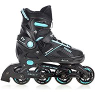 Raven Pulse black/cyan 40-43 - Roller Skates