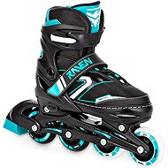 Raven Helixi Black/Mint LED light-up wheels 30–33 - Roller Skates