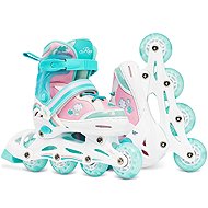 Raven Zoya Mint LED light-up wheels 27–30 - Roller Skates