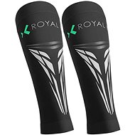 Royal Bay Extreme Race - Compression Calf Sleeves - Black/L - Cycling Leg Warmers