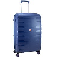 Roncato Travel Suitcase SPIRIT, 79cm, EXP., 4 Wheels, Blue - Suitcase