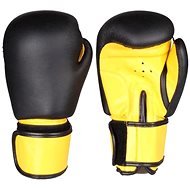 Fighter wrestling boxing gloves black-yellow 12 oz - Boxing Gloves