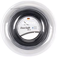 Duo Soft tennis braid 200 m black-silver 120 - Tennis Strings