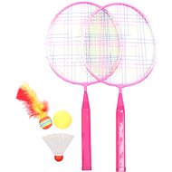 Merco multipack 2 pcs Training Set JR Badminton Multipack pink - Badminton Set