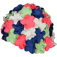 Aqua-Speed Bloom bílo - zelená - Bathing Cap