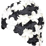 Aqua-Speed Bloom black - white - Bathing Cap