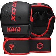 RDX grappling gloves F6 Shooter, plus S/M, matt red - MMA Gloves